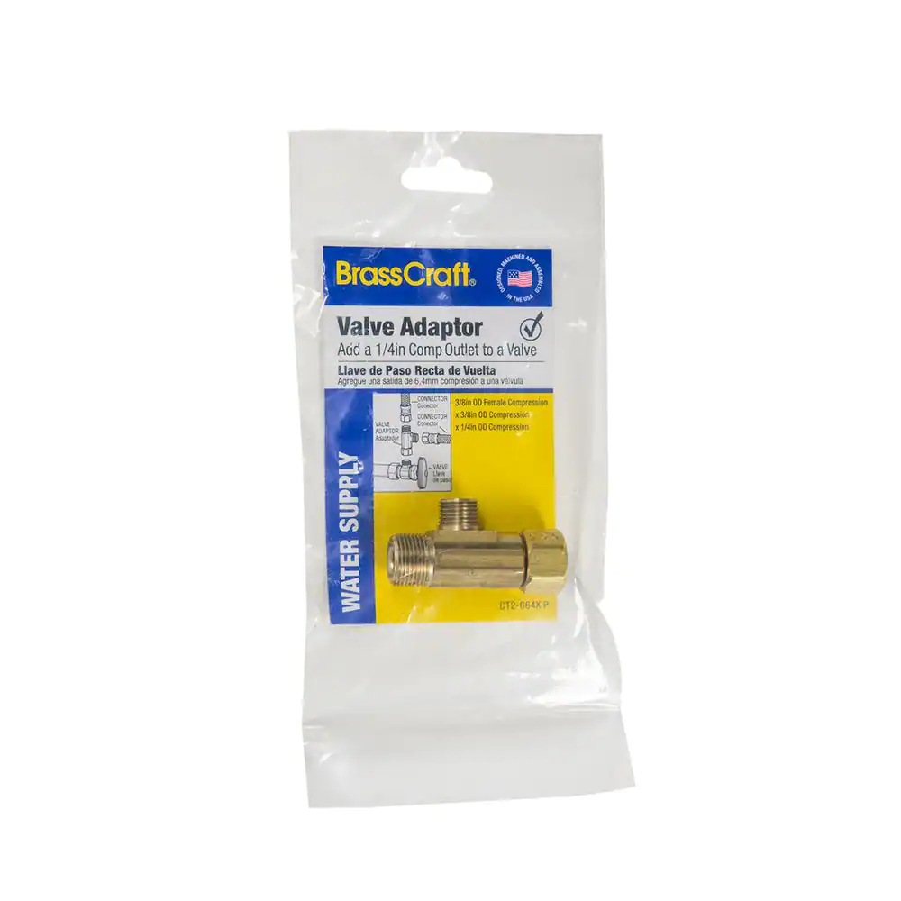 BrassCraft 3/8 in. x 3/8 in. x 1/4 in. Compression x Compression T-Fitting