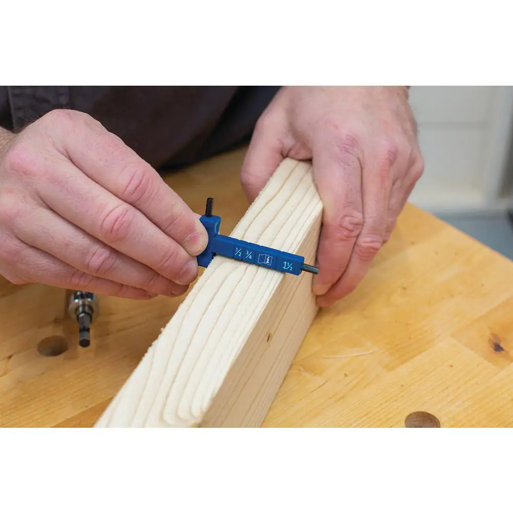 Kreg Easy-Set Drill Bit with Stop Collar and Gauge/Hex Wrench