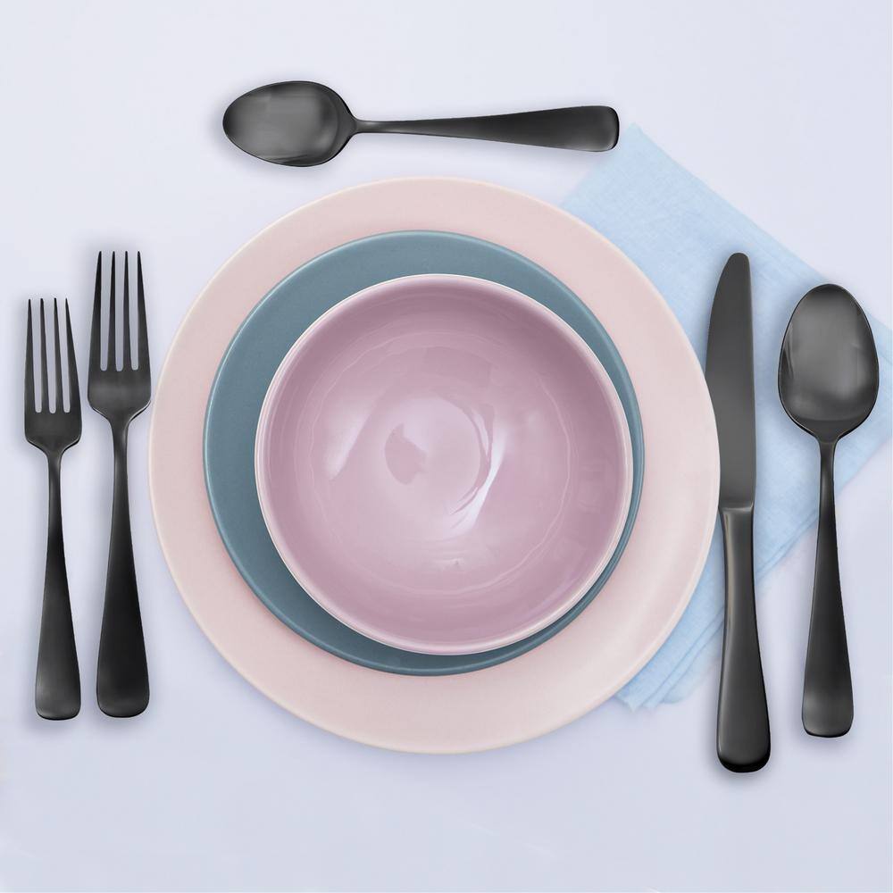 Skandia Opera Gunmetal 20-Piece 18/0-Stainless Steel Flatware Set (Service for 4)