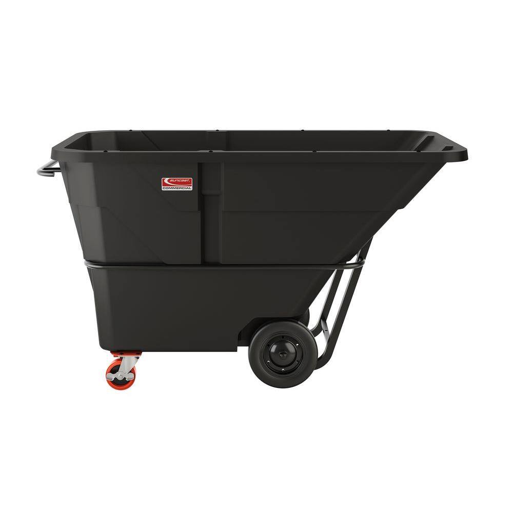 Suncast Commercial 2200 lbs. Capacity 1-1/2 yds. Heavy-Duty Forkliftable/Towable Tilt Truck