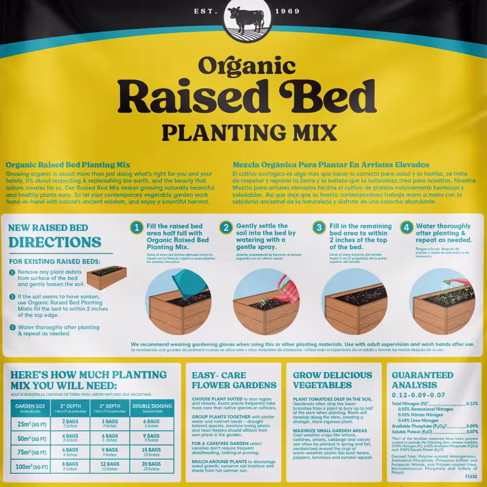 Black Kow 1.5 cu. ft. Organic Raised Bed