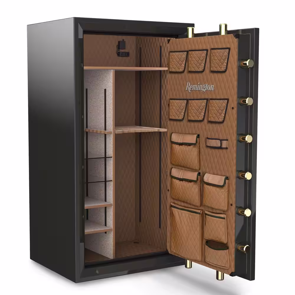 Remington STS 40-Gun Fireproof and Waterproof Executive Gun Safe with Electronic Lock, Sage Green Metallic