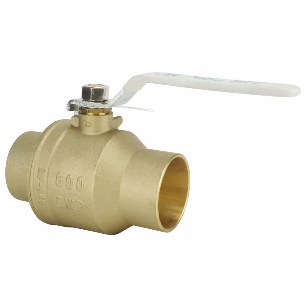 Apollo 2-1/2 in. Lead Free Brass SWT x SWT Ball Valve
