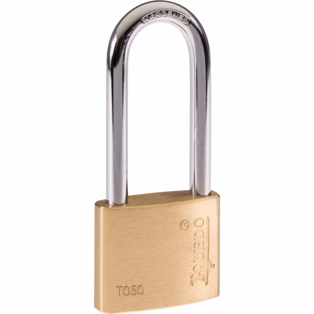 TOLEDO Brass Keyed Padlock (2-Pack)