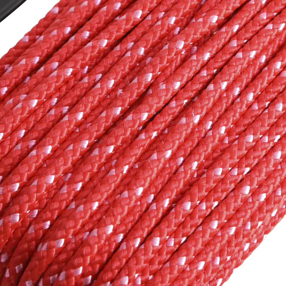 Everbilt 3/16 in. x 100 ft. Assorted Colors Polypropylene Diamond Braid Rope with Winder