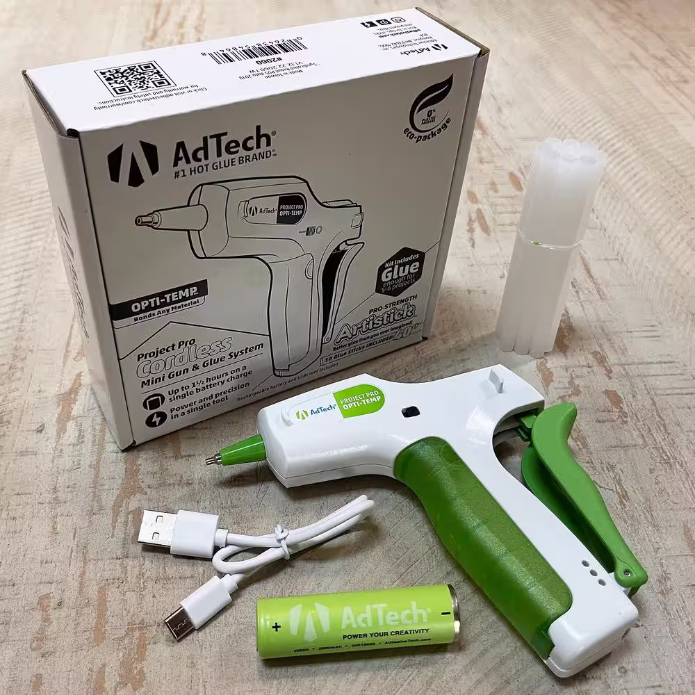 AdTech Project Pro Cordless Mini Gun and Hot Glue System