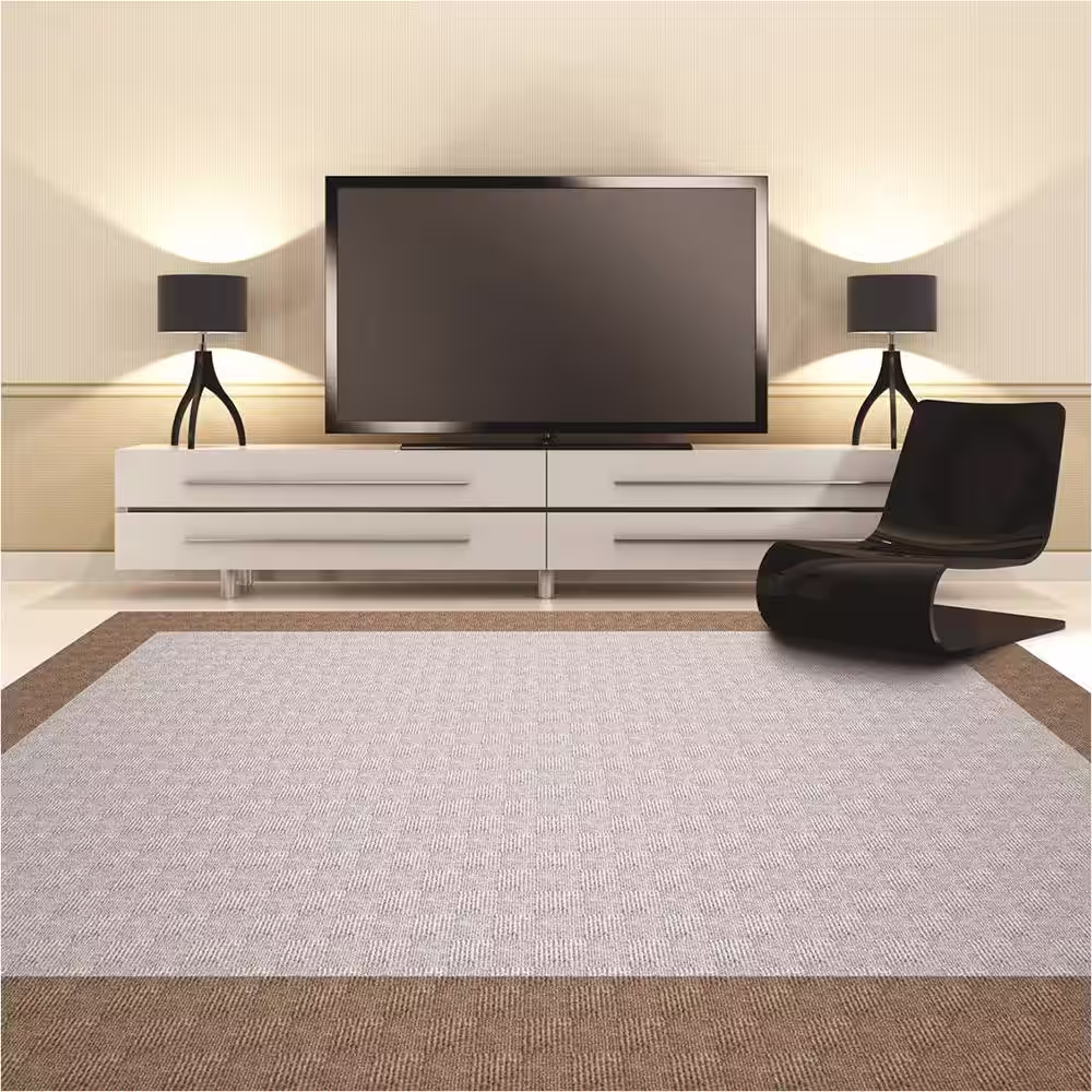 Foss Sophisticated Beige Residential 18 in. x 18 in. Peel and Stick Carpet Tile (16 Tiles/Case) 36 sq. ft.