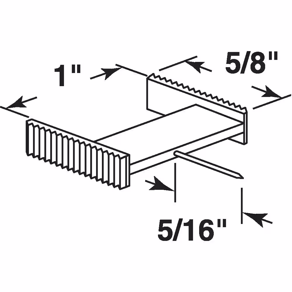 Prime-Line Window Grid Retainer, Clear Plastic (6-pack)