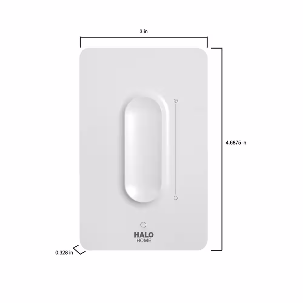 HALO White Anyplace Smart Bluetooth Dimmer Switch
