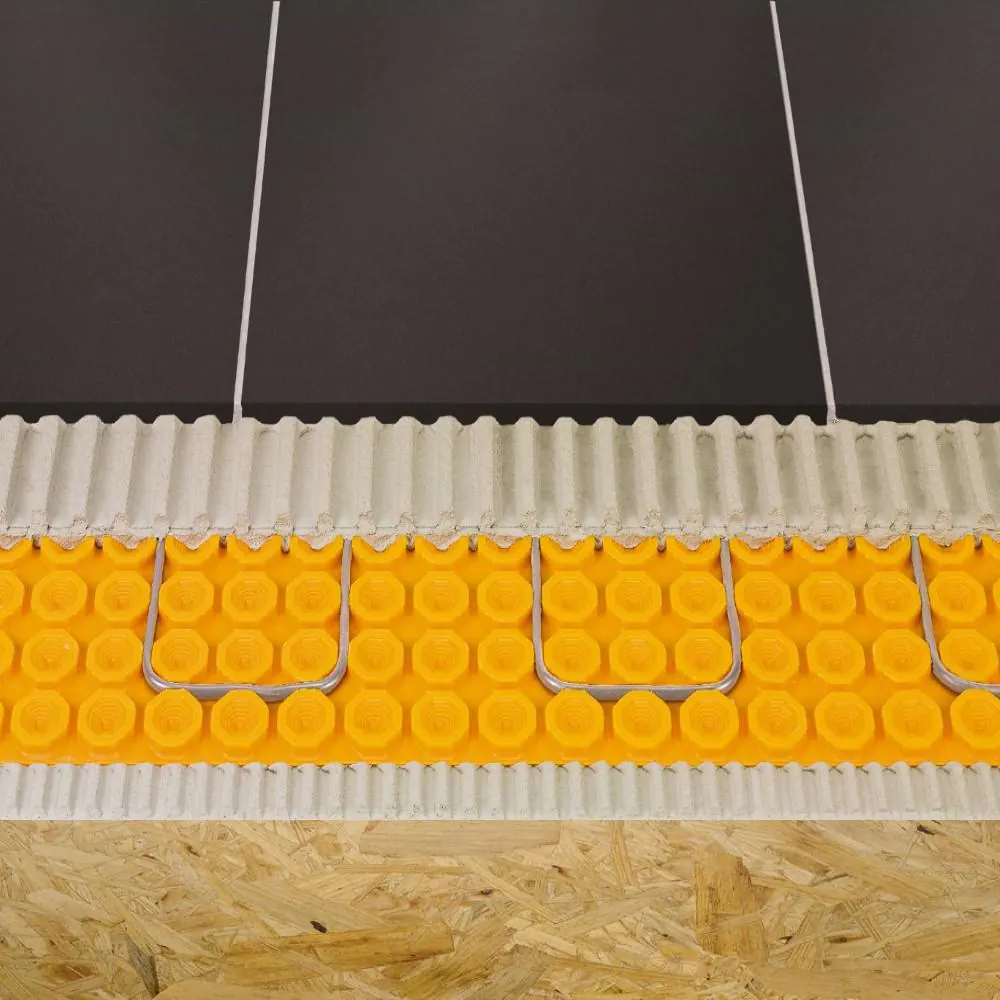 Schluter Ditra-Heat 3 ft. 2-5/8 in. x 2 ft. 7-3/8 in. Uncoupling Membrane Sheet