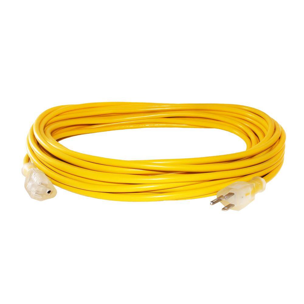 None 50 ft. 10/3 SJTW 15 Amp 125-Volt 1875-Watt Lighted End Outdoor Super Heavy-Duty Jacket Extension Cord (10-Pack)