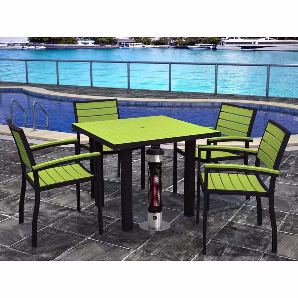 None 1000-Watt Infrared Electric Portable Outdoor Heater (Under Table)