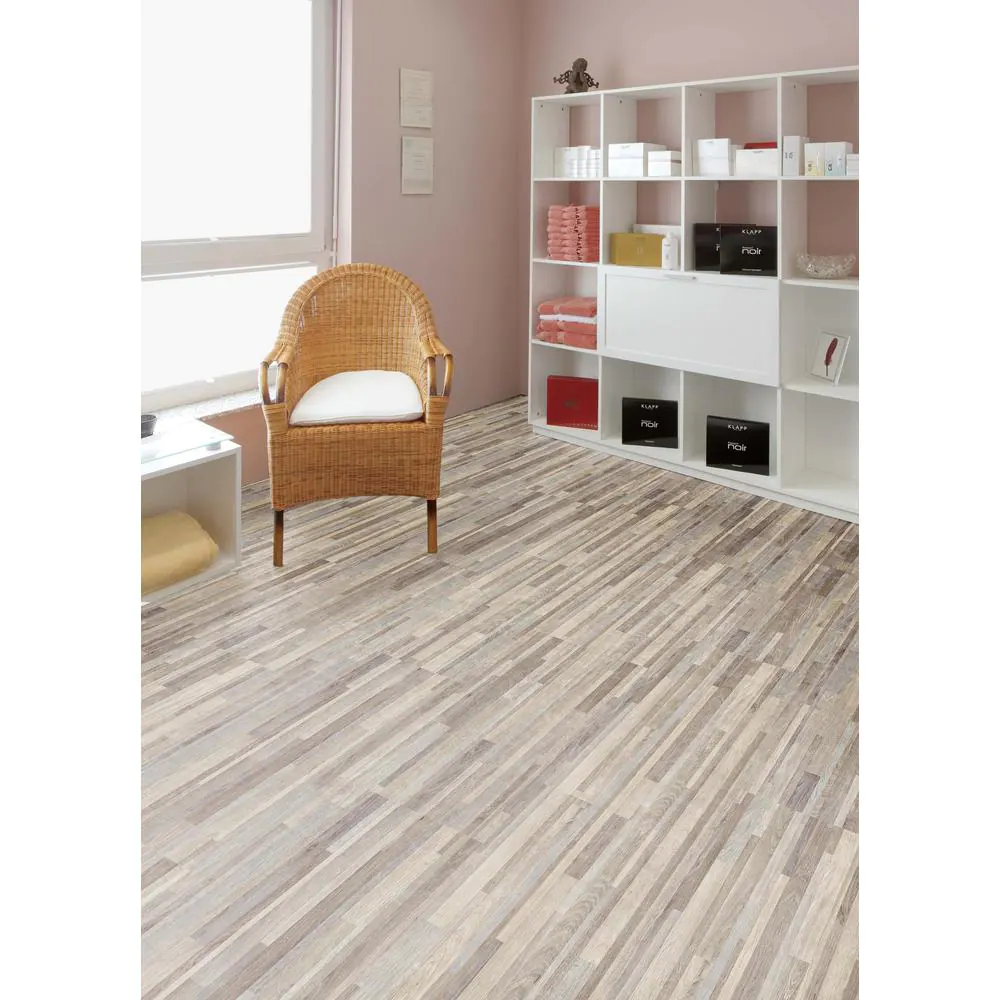 TrafficMaster Seashore Wood 4 MIL x 12 in. W x 24 in. L Peel and Stick Water Resistant Vinyl Tile Flooring (20 sqft/case)