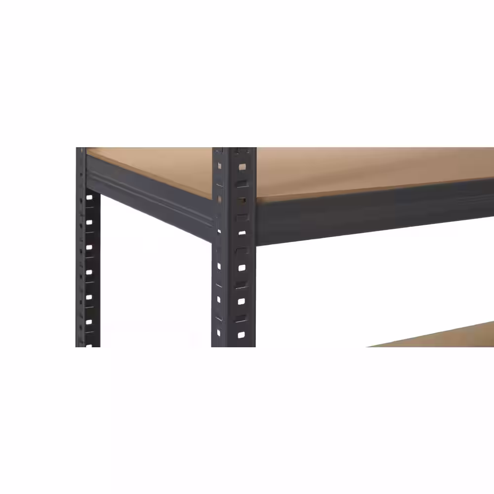 None Boltless 5 Tier Adjustable Storage Shelving Unit,W 18 in. x H 72 in. x D 36 in., Steel Frame Material