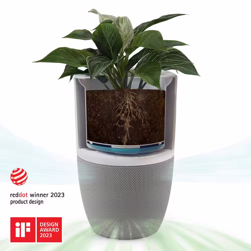 DUPRAY Bloom HEPA-13 Air Purifier with Planter, AutoDetect to Remove Dust, Smoke, Bacteria, Allergens and Odors - 1517 sq. ft.