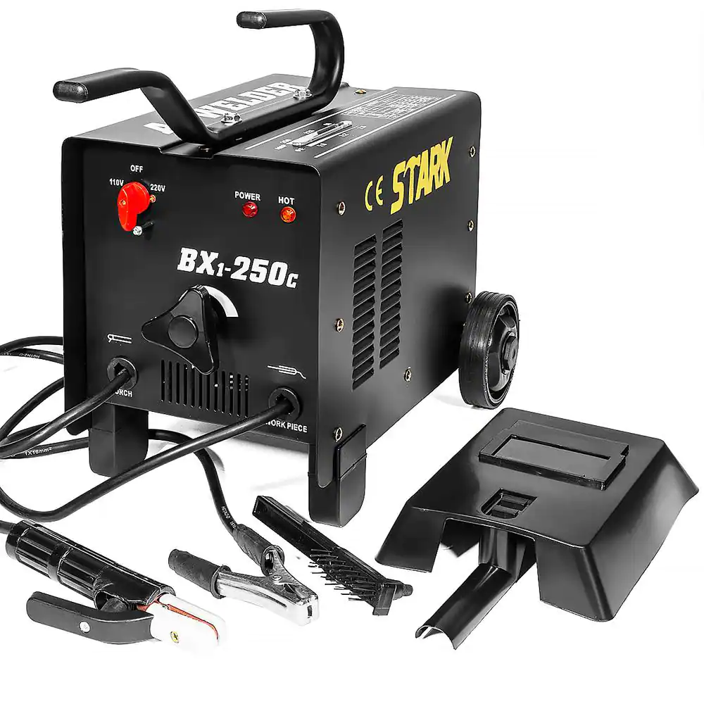 XtremepowerUS 250 Amp ARC Dual Voltage 110-Volt/220-Volt Stick Welder Soldering Welding Machine with Accessories Kit