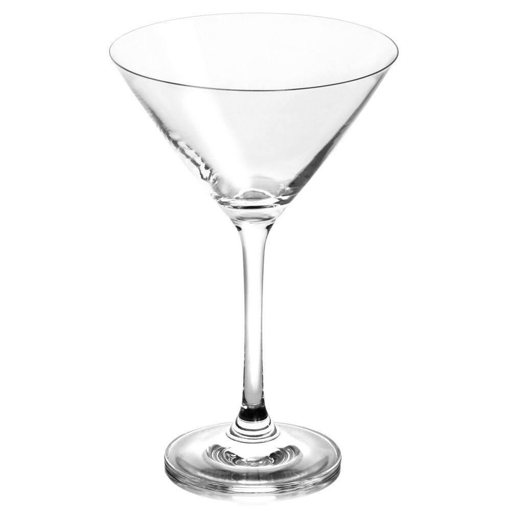 None 4-Piece 10 oz. Martini Glass Set