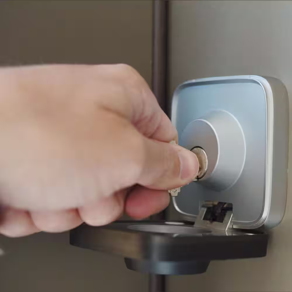 Ultraloq U-Bolt Pro Black with Satin Nickel Wi-Fi Smart Lock Deadbolt with Fingerprint and Keypad