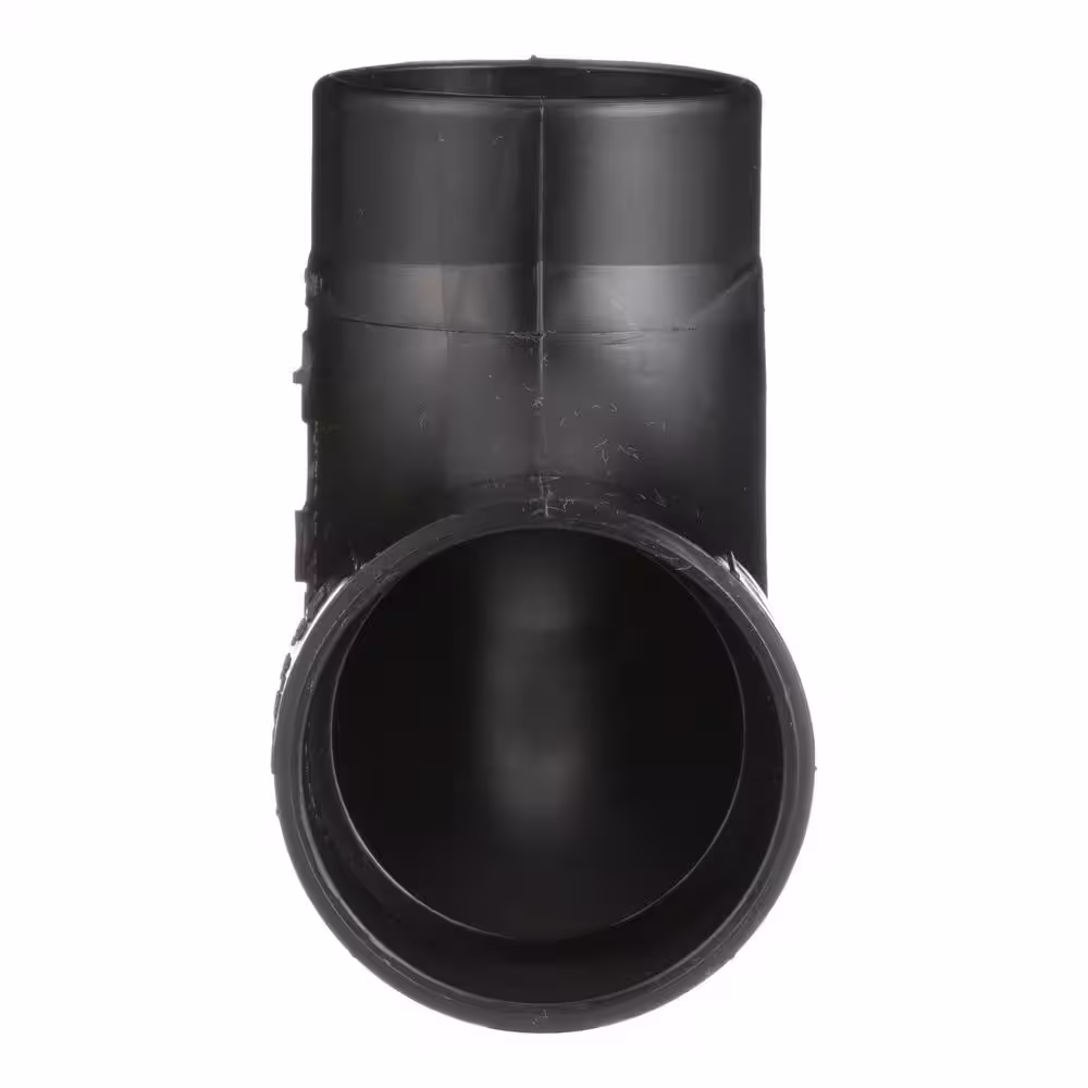 Charlotte Pipe 3 in. ABS DWV 90-Degree Hub x Spigot Street Elbow Fitting