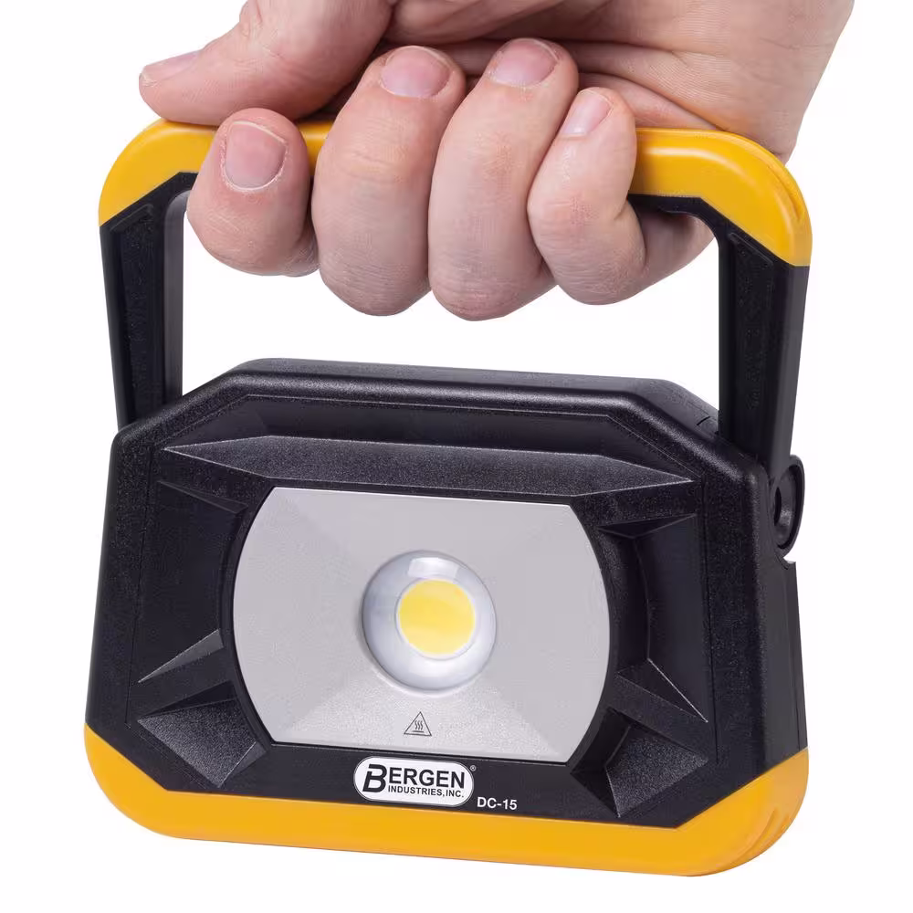 Bergen Industries 10-Watt LED Mini Work Light with Built-in Battery and USB Charger