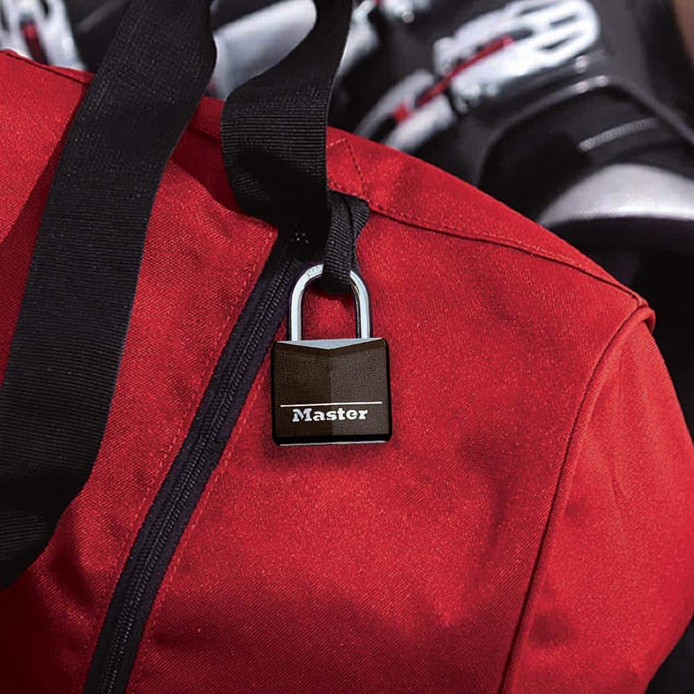 Master Lock Lock with Key, 1-3/16 in. Wide