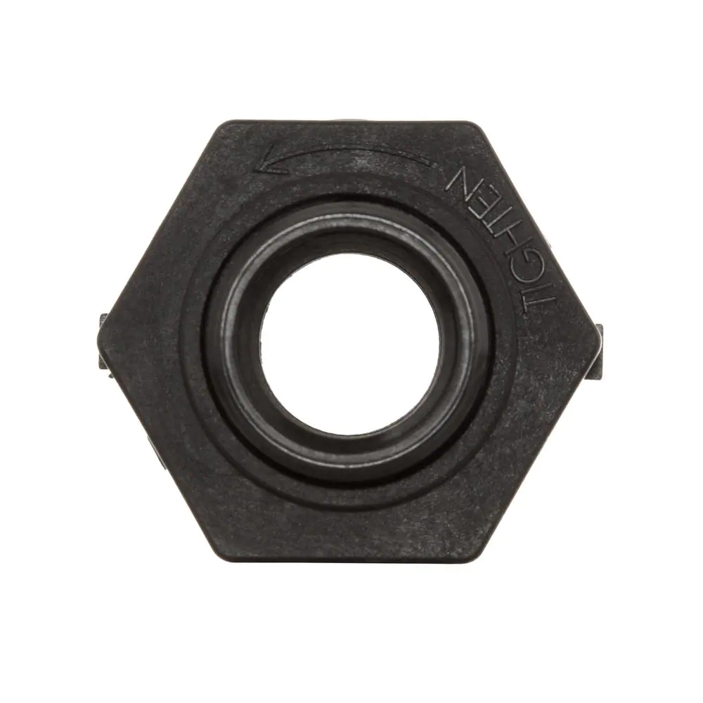Everbilt 3/4 in. Polyoxymethylene Bulkhead Union With Washer Fitting