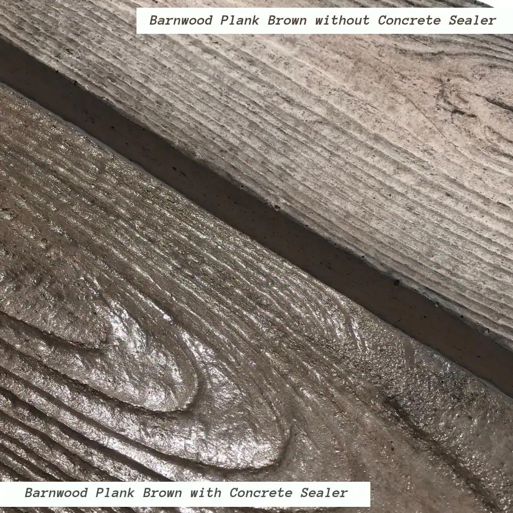 Natural Concrete Products Co 75 sq. ft. Barnwood Plank Patio-On-A-Pallet Paver Set in Brown