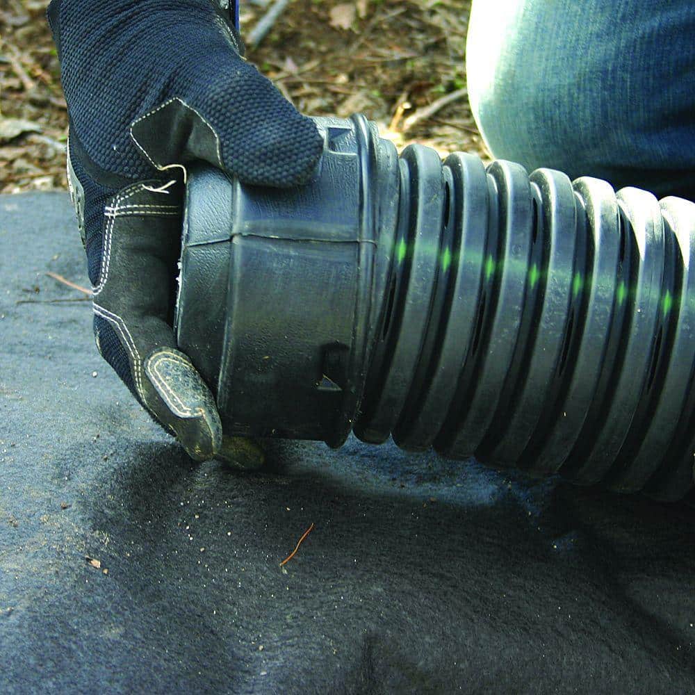 Advanced Drainage Systems 4 in. Singlewall Solid Snap End Cap
