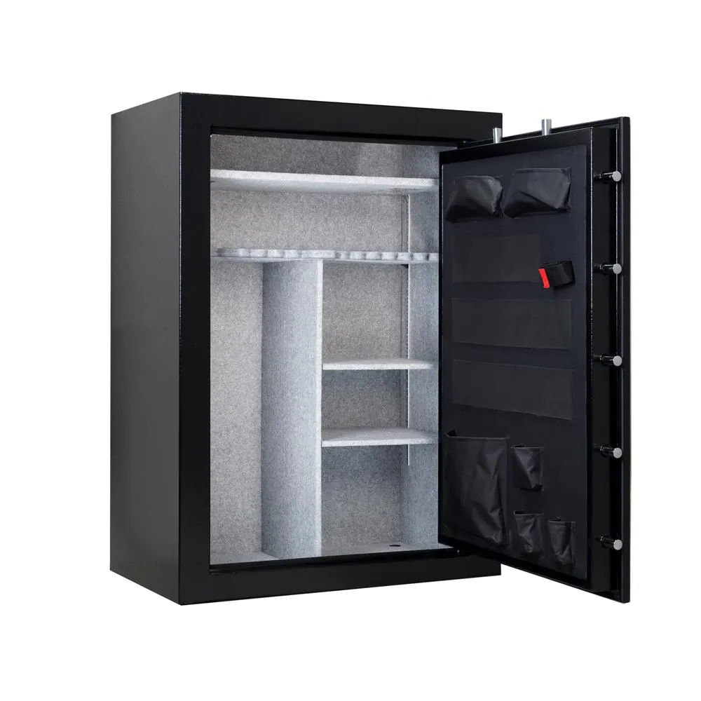 STACK-ON Siege 72-Gun Fireproof with Electronic Lock Gun Safe, Black