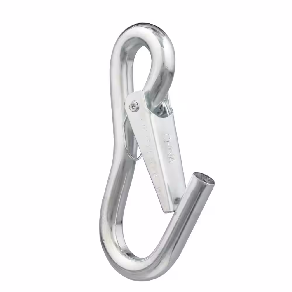 Everbilt 3/8 in. Zinc-Plated Spring Snap Hook