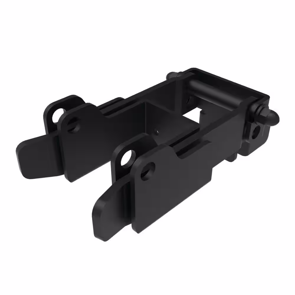 Barrette Outdoor Living 7.5 in. x 4.687 in. Steel Black Standard Y Latch
