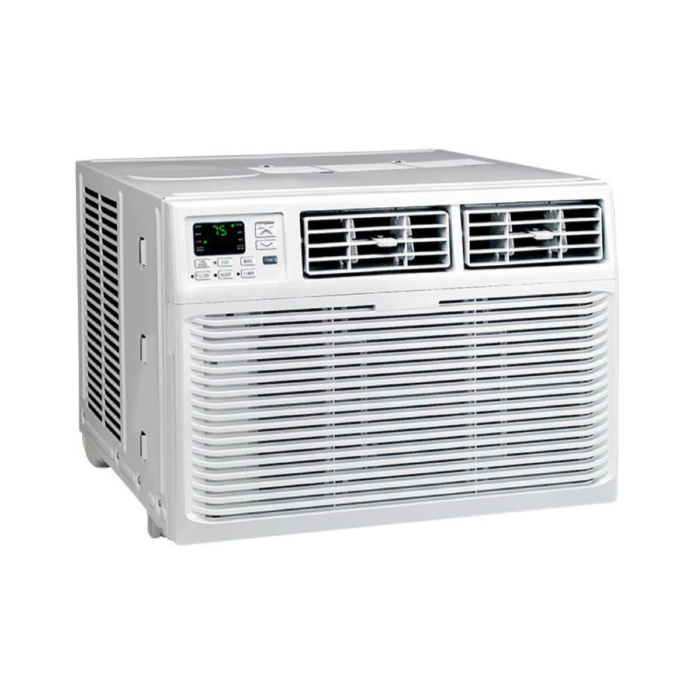 None 10,000 BTU 115 Volt Window Air Conditioner Cools 450 Sq. Ft. with Remote in White