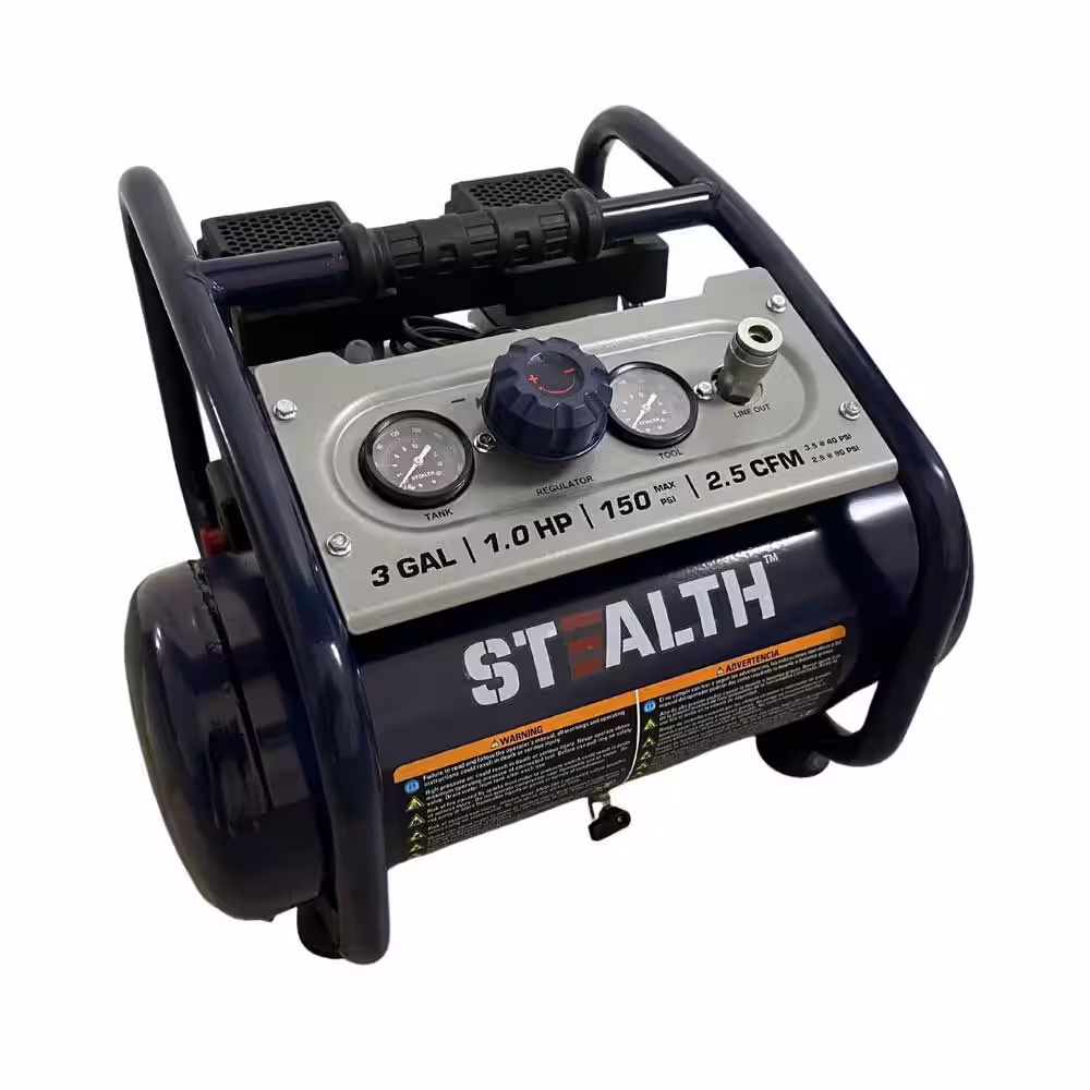 Stealth 3 Gal. 150 PSI 2 Portable Electric Air Compressor