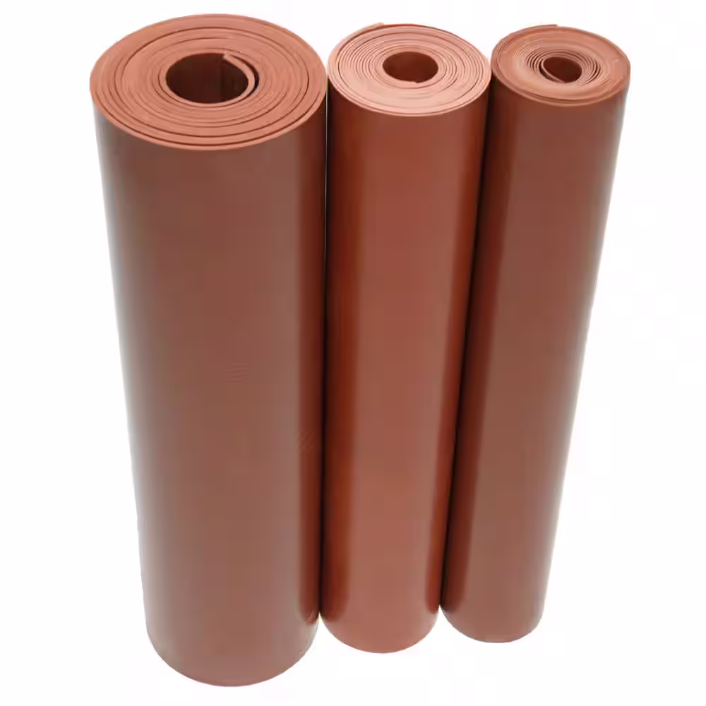 Rubber-Cal SBR 1/8 in. x 36 in. x 96 in. Red 65A Sheet