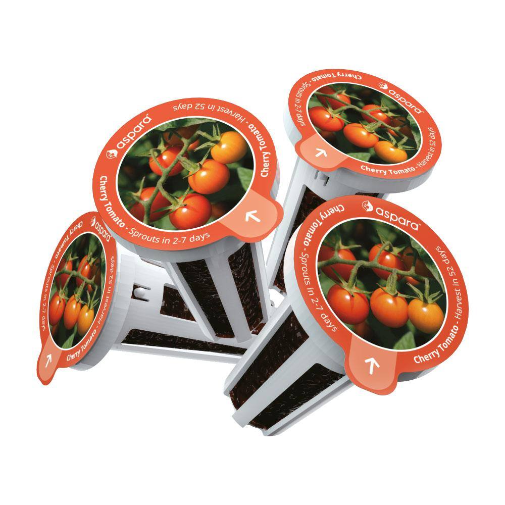 aspara Organic Cherry Tomato 4-Capsule Vegetable Seed Kit