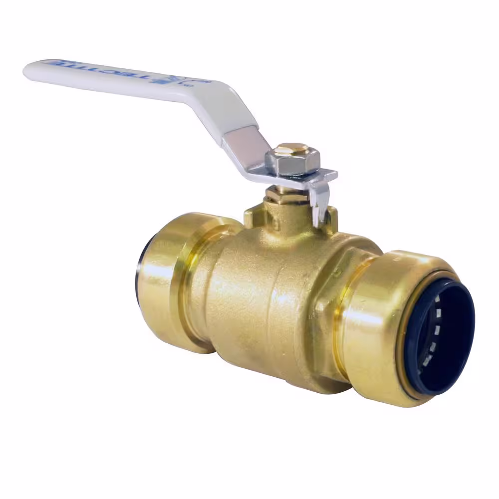 Tectite 1 in. Brass Push-to-Connect Ball Valve