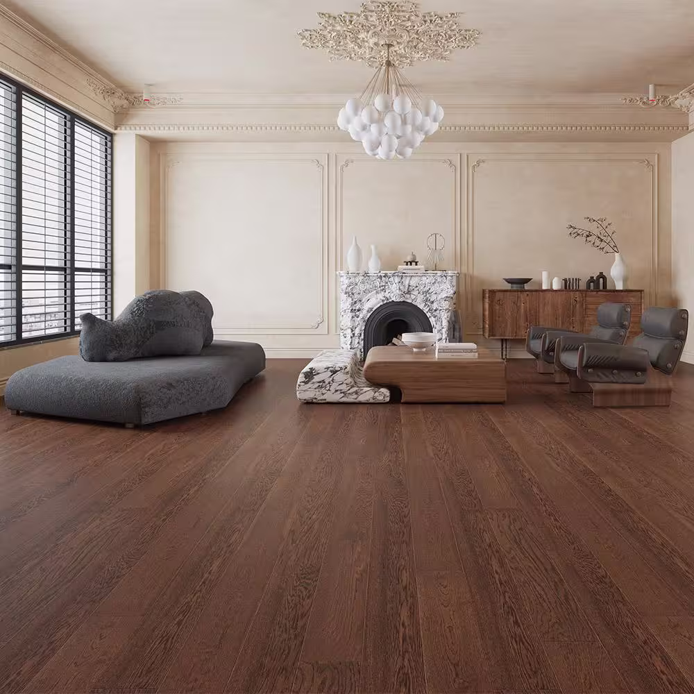 Selkirk Bixby Creek Brown Oak 3/8 in. T x 6-1/2 in. W Engineered Hardwood Flooring (31.97 sq. ft./case)