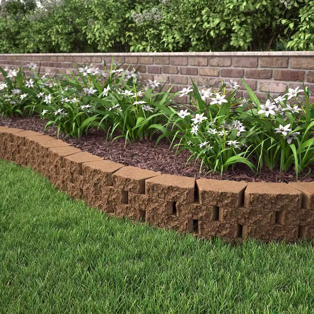 Oldcastle Carlton 3 in. x 10 in. x 6 in. Tan Concrete Retaining Wall Block (192-Piece Pallet)