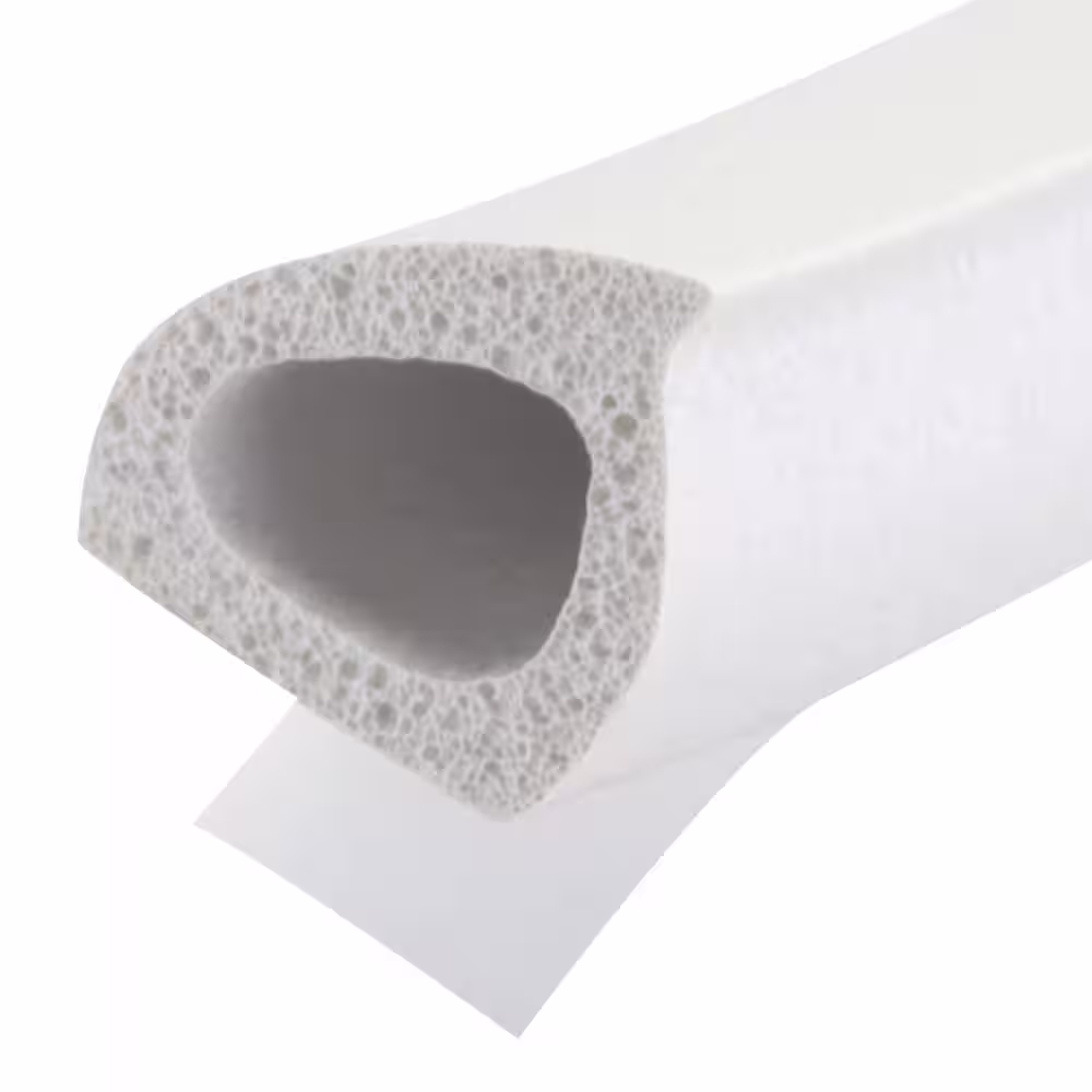 M-D Building Products 3/8 in. x 3/8 in. x 17 ft. White Premium Silicone Rubber Window Seal for Ex-Large Gaps