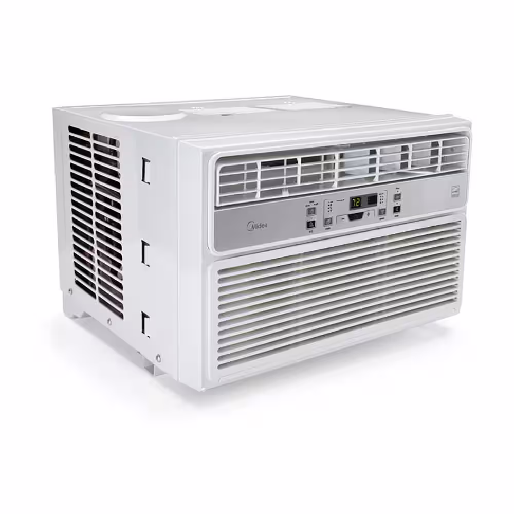Midea 12,000 BTU 208/230-Volt Slide Out Window Air Conditioner Heat and Cool in White