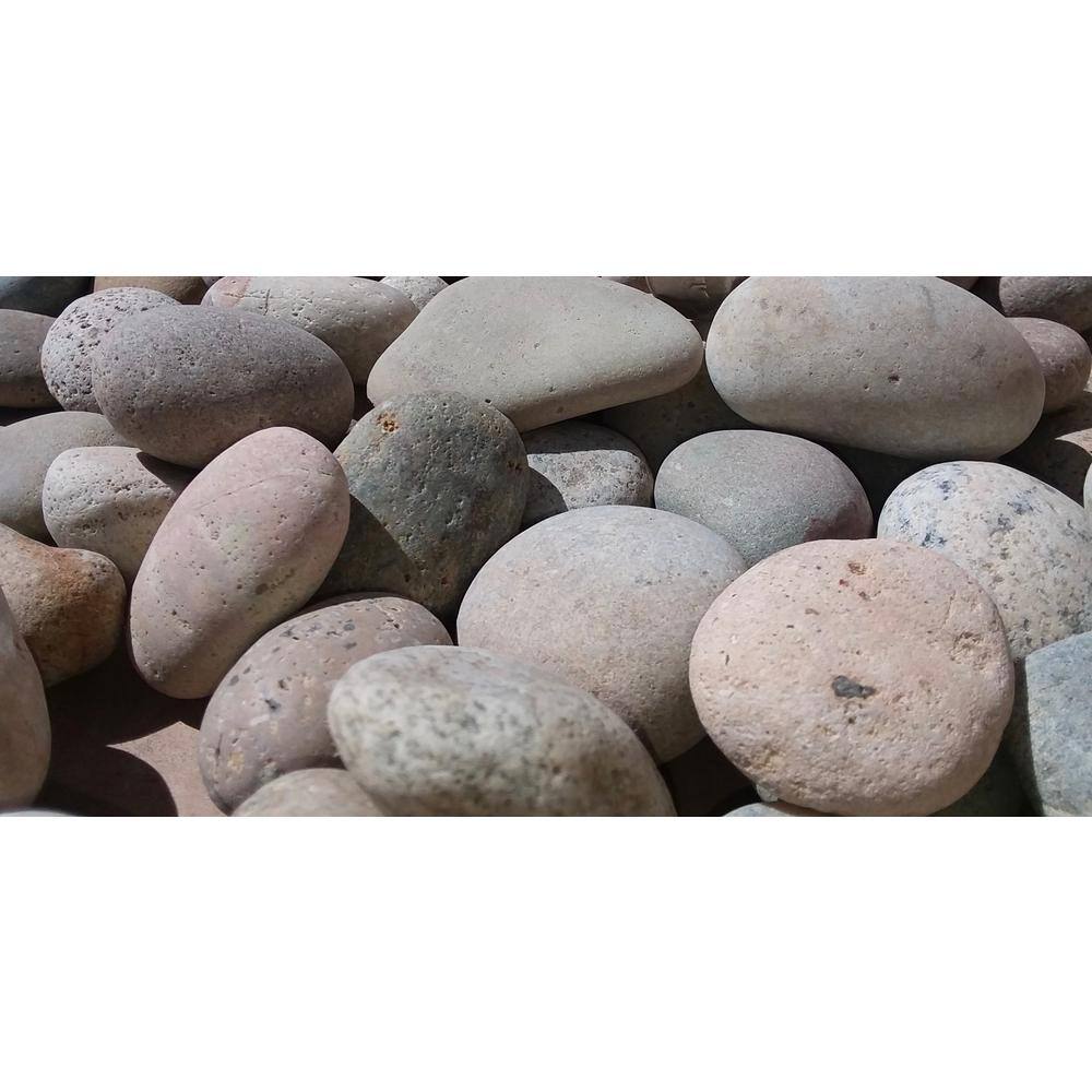 None Rock Ranch 0.50 cu. ft. 40 lbs. 1 in. to 2 in. Buff Mexican Beach Pebble (40-Bag 20 cu. ft. 1600 lbs. Pallet)