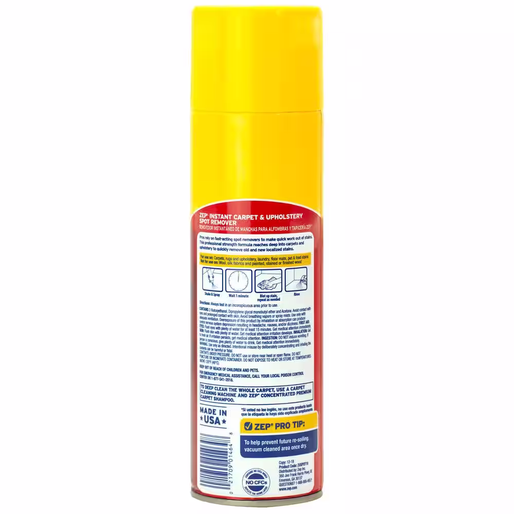 ZEP 19 oz. Instant Spot and Carpet Stain Remover