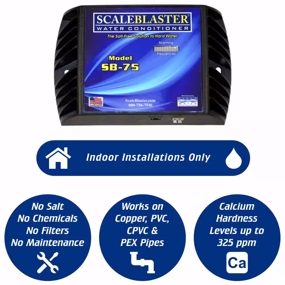 ScaleBlaster 0-19 gpg Electronic Water Conditioner (Indoor Use Only)