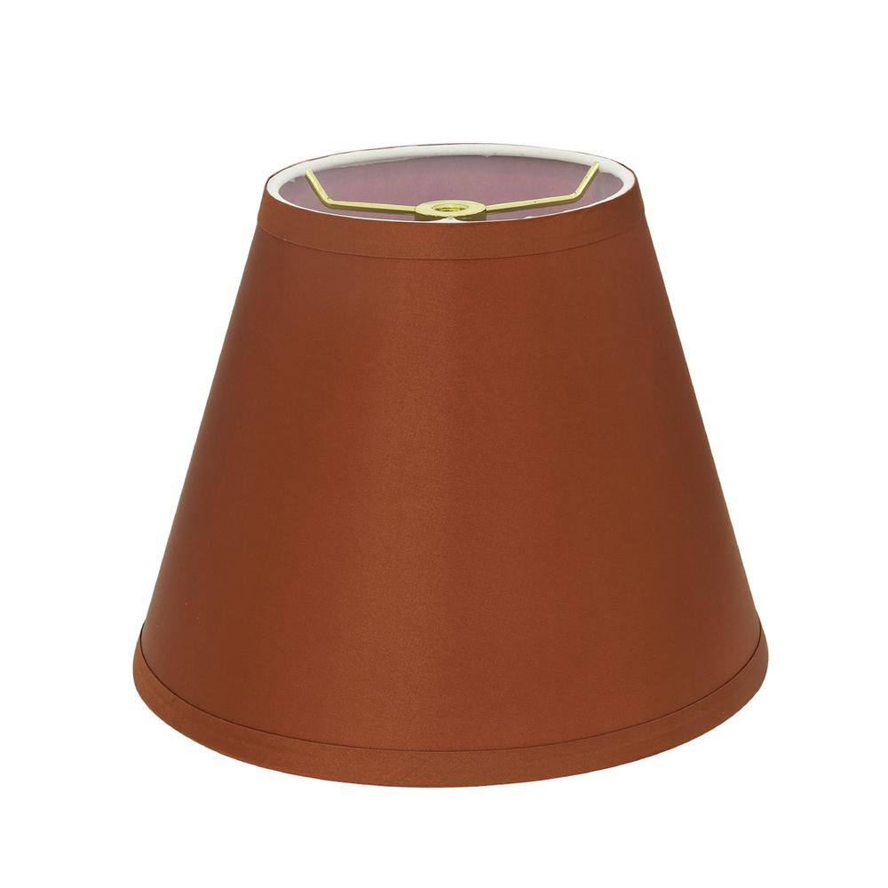 Aspen Creative Corporation 9 in. x 7 in. Redwood Hardback Empire Lamp Shade