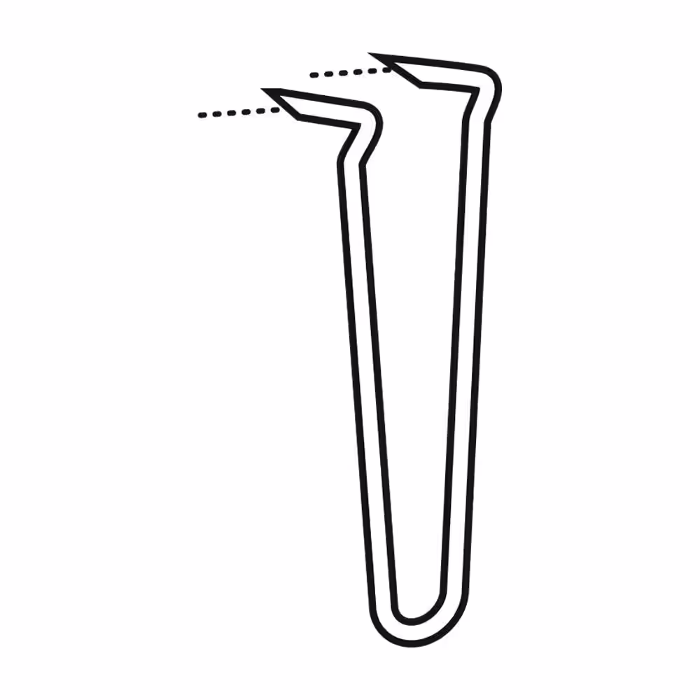 Oatey 3/4 in. x 6 in. Steel Wire Hook Pipe Hanger