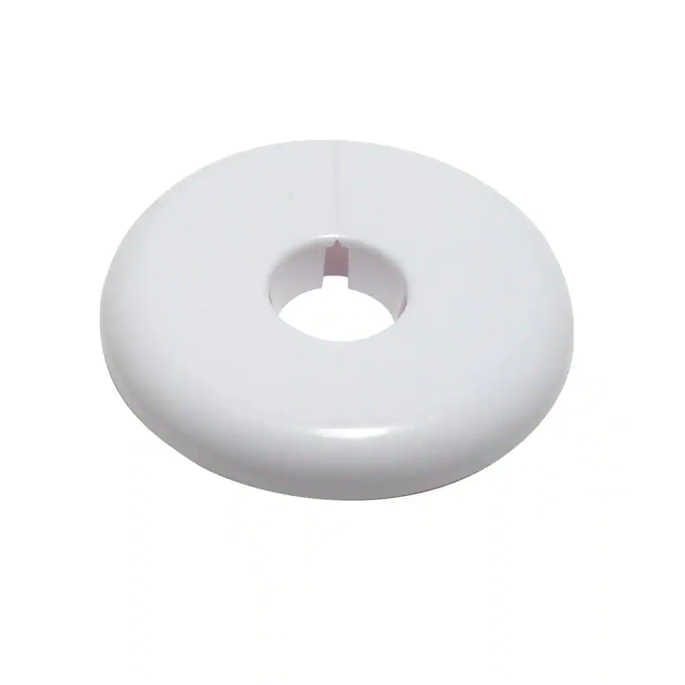 Oatey 1/2 in. x 2.5 in. NOM CTS Plastic White Floor and Ceiling Plate (20-Pack)