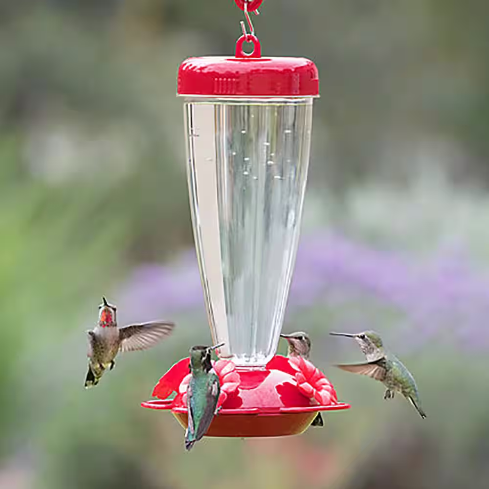 Perky-Pet Top-Fill Plastic Hummingbird Feeder - 24 oz. Capacity