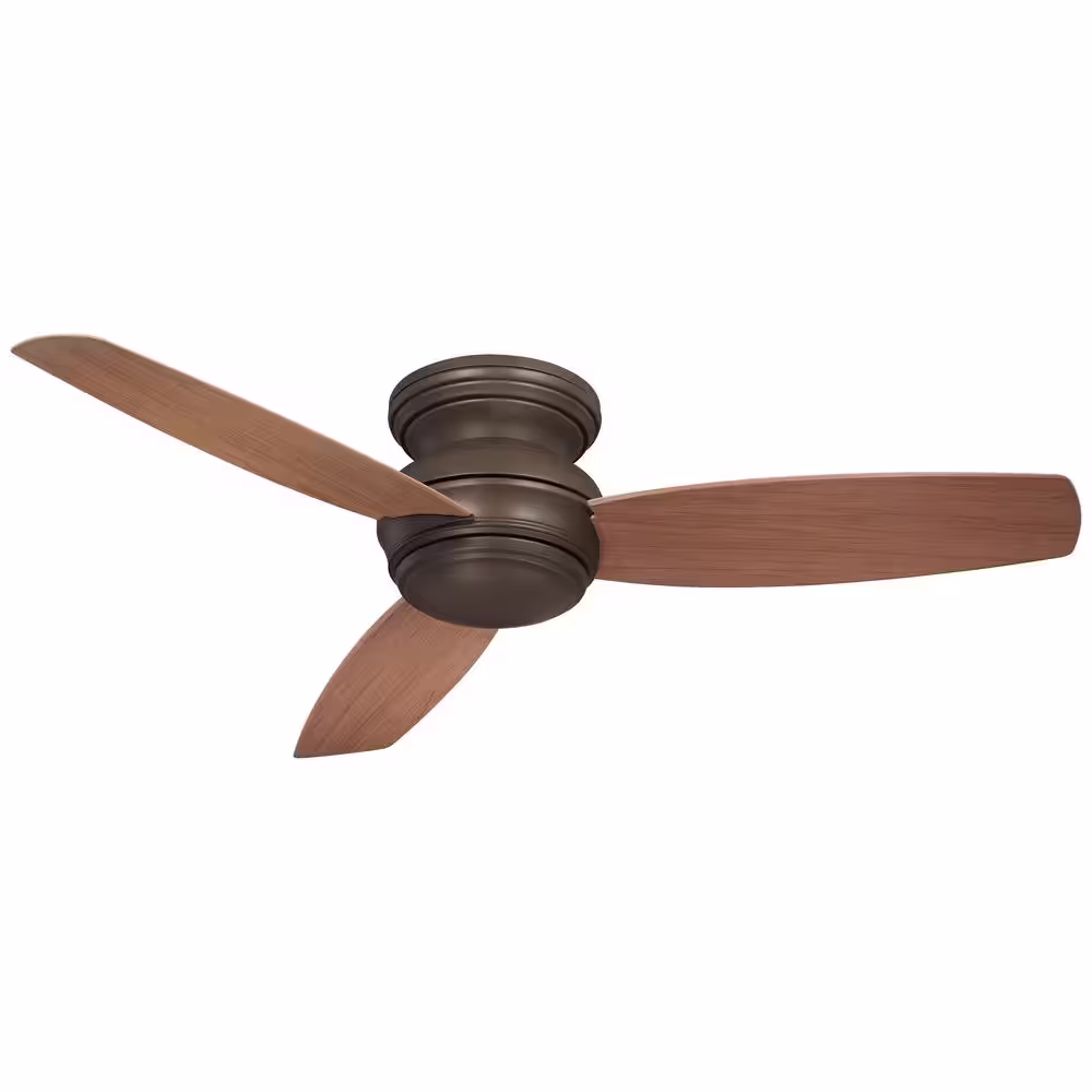 MINKA-AIRE Traditional Concept 52 in. Integrated LED Indoor/Outdoor Oil Rubbed Bronze Ceiling Fan with Light with Wall Control
