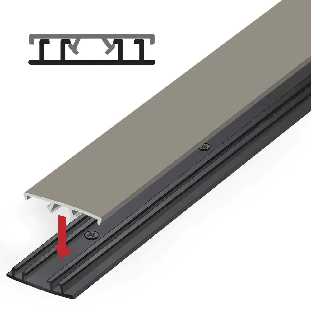 Screen Tight 1-1/2 in. Brown Porch Screening System Cap