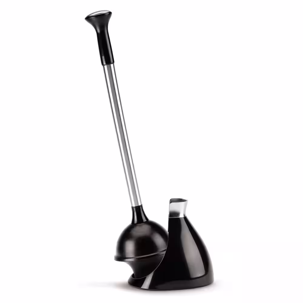 simplehuman Toilet Plunger in Black